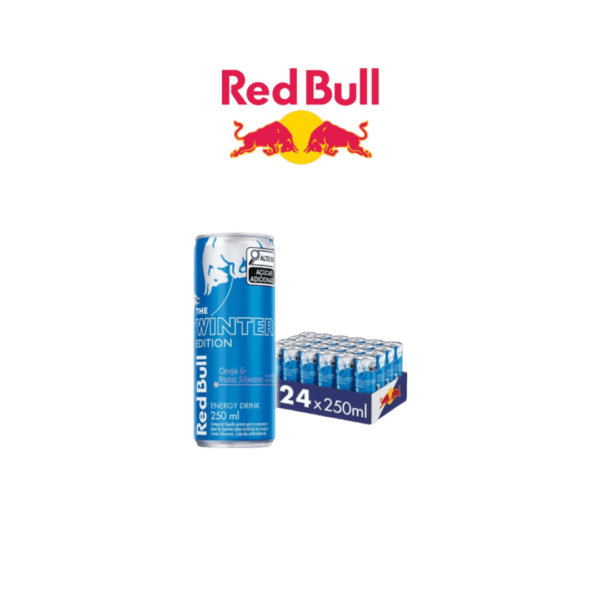 Energético Red Bull Cereja Pack com 24